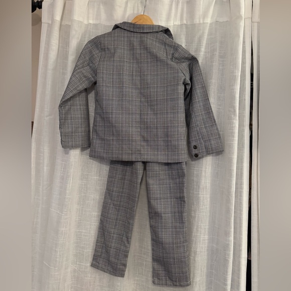 Girls Grey Plaid PantSuit Size 9/10 NWOT - Picture 2 of 9